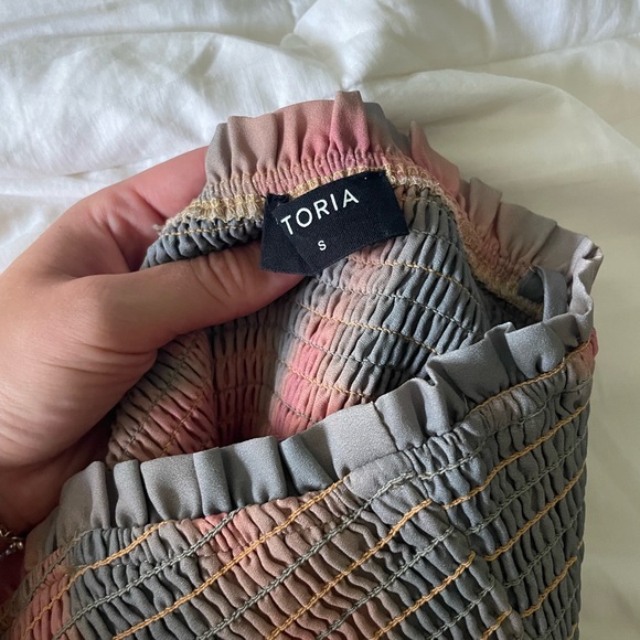 Toria Ribbed Multi Color Mini Dress - Picture 3 of 3